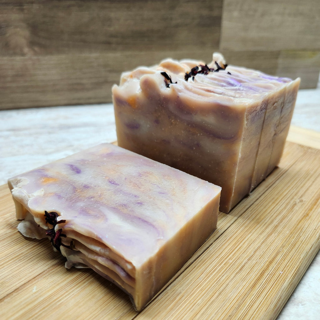 Cranberry Peach Vanilla Handmade Soap